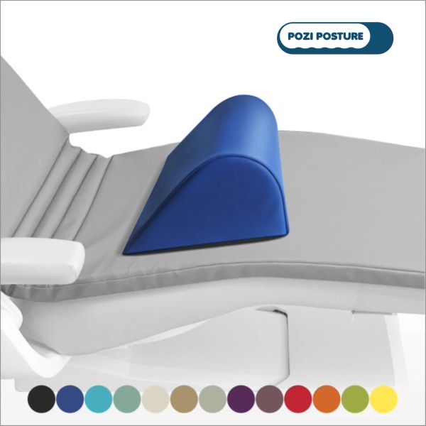 Pozi Posture Knee rest raises knees to relieve pressure on back with 13 colour options.