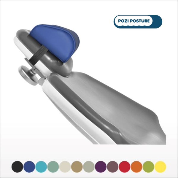 Pozi Posture Memory Foam Dental Chair Headrest with 13 colour options.