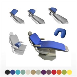 Replacement covers for dental chair cushions.
