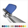 Pozi Posture Super Memory Foam Dental Chair Headrest, with 13 colour options for patient comfort.